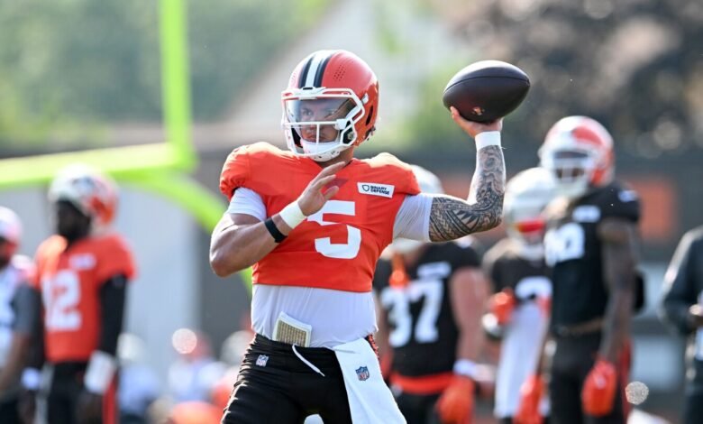 Informe: Browns es un optimista Dillon Gabriel comenzará el sábado Informe: Browns es un optimista Dillon Gabriel comenzará el sábado