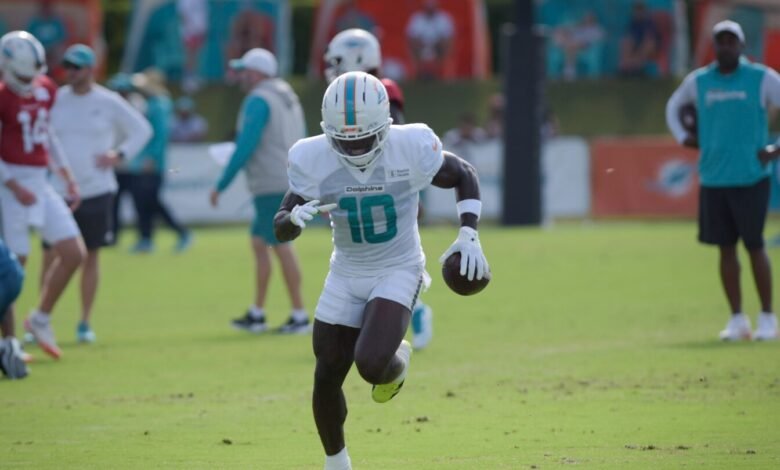 Tyreek Hill está en la carta del equipo a Chicago Tyreek Hill está en la carta del equipo a Chicago