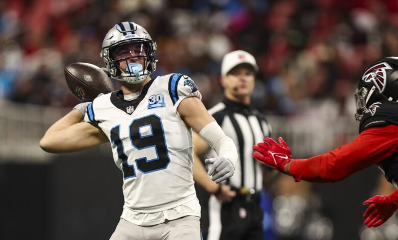 Dave Canales sobre el potencial Adam Thielen: No hay mucho que decir hasta que la conversación se vuelva real Dave Canales sobre el potencial Adam Thielen: No hay mucho que decir hasta que la conversación se vuelva real