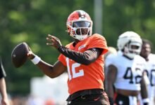 Shedeur Sanders perdió la práctica del sábado con dolor en el brazo