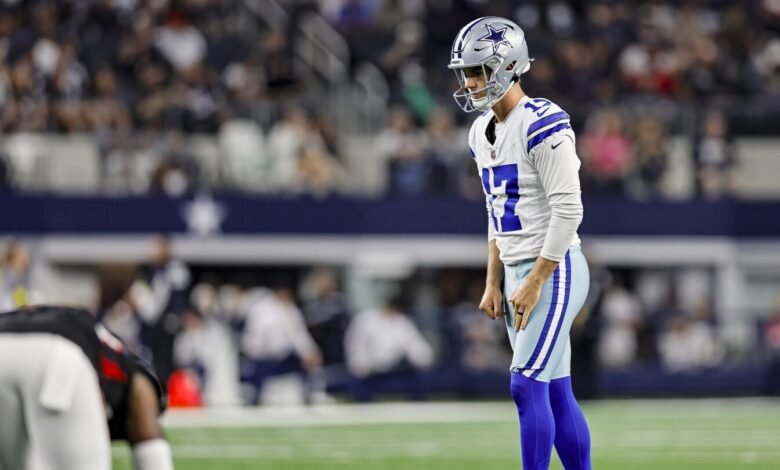 Brandon Aubrey alcanzó un gol de campo de 64 yardas y Joey Slye fue bueno a partir de los 63 años el viernes por la noche Brandon Aubrey alcanzó un gol de campo de 64 yardas y Joey Slye fue bueno a partir de los 63 años el viernes por la noche