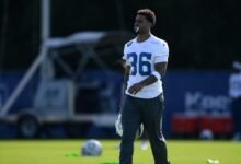 Colts perdió a Salvón Ahmed por lesiones graves cuando se trata de caderas en la realidad