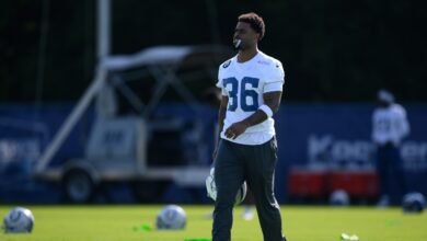 Colts perdió a Salvón Ahmed por lesiones graves cuando se trata de caderas en la realidad