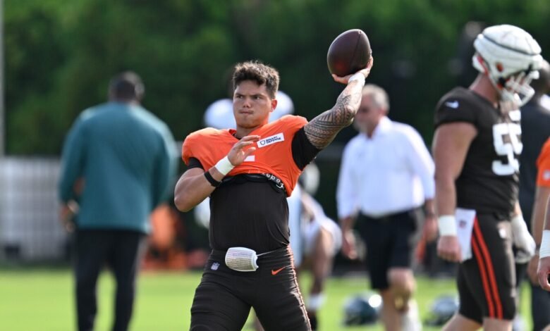Dillon Gabriel comenzó hoy para Browns