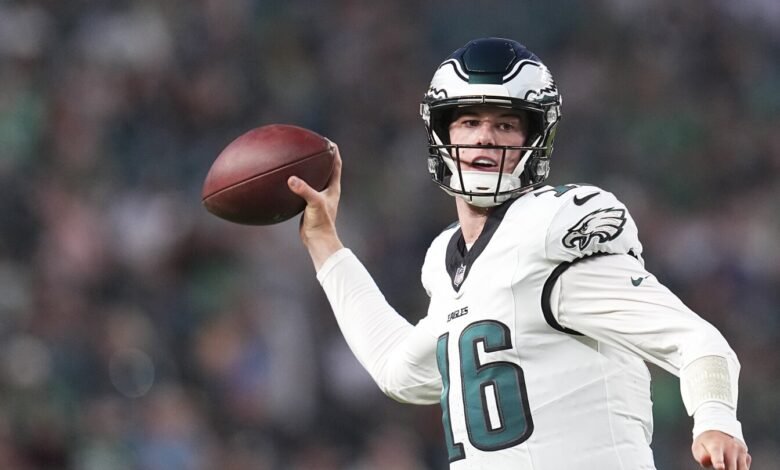 Nick Sirianni: Veremos si Tanner McKee está listo para la Semana 1 Nick Sirianni: Veremos si Tanner McKee está listo para la Semana 1