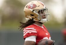 49ers novato RB Jordan James para someterse a una cirugía en un dedo roto