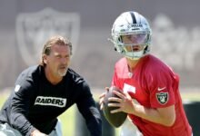 Los Raiders firman a QB Cam Miller para practicar el equipo, solicitar LB Brennan Jackson