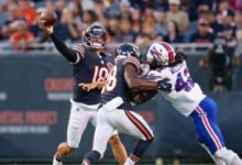 Ben Johnson está satisfecho con el “gran lanzamiento” de Caleb Williams