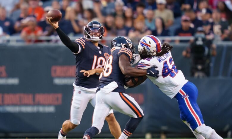 Ben Johnson está satisfecho con el “gran lanzamiento” de Caleb Williams