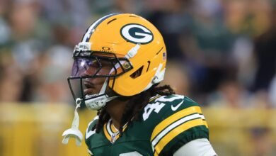 Packers s Omar Brown para ahorrar por la noche en Indianápolis con infección de senos