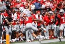 Arch Manning vaciló cuando el No. 1 Texas perdió ante Ohio