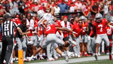 Arch Manning vaciló cuando el No. 1 Texas perdió ante Ohio