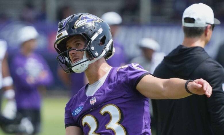 John Harbaug: El novato Tyler Loop “patea lo suficientemente bien como para ganar el trabajo”.