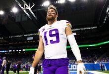 Adam Thielen se redujo con gente vikinga
