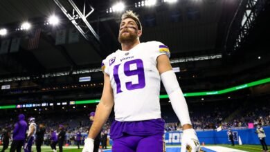 Adam Thielen se redujo con gente vikinga