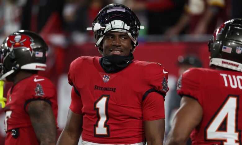 Bucs rb rachaad hojas blancas con lesión en la ingle