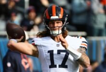 Tyson Bagent es el primer oso QB con un contrato que se ha extendido desde Jay Cutler