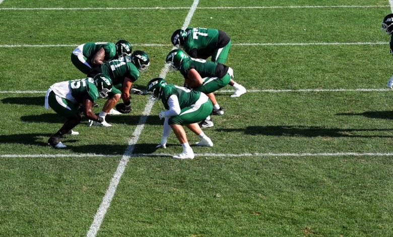 Los Jets organizaron la práctica dirigida por los jugadores el domingo. Los Jets organizaron la práctica dirigida por los jugadores el domingo.