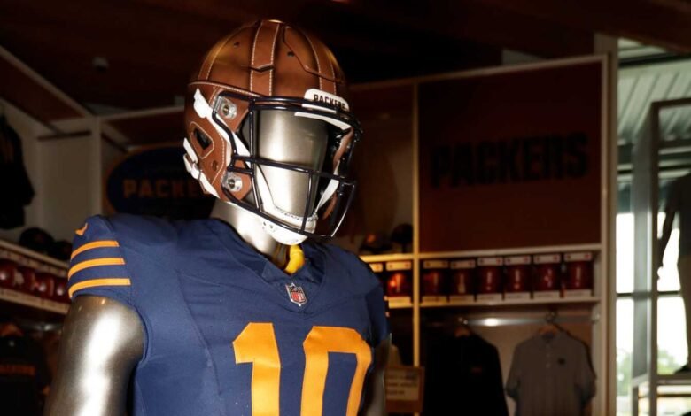 Packers para usar uniformes de retroceso de 1923 en la semana 9 Packers para usar uniformes de retroceso de 1923 en la semana 9