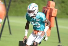 Jack Jones de Dolphins reconoció a Amon-Ra St. Brown “Cooked Me” en entrenamiento con Lions