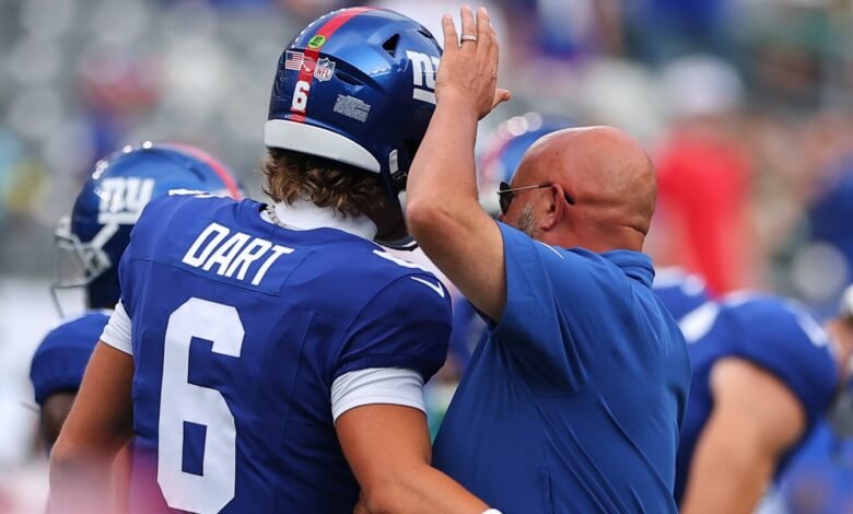 Brian Daboll en Jaxson Dart: “Me alegro de que lo bosquejaran, me alegro de que sea nuestro tipo” Brian Daboll en Jaxson Dart: “Me alegro de que lo bosquejaran, me alegro de que sea nuestro tipo”