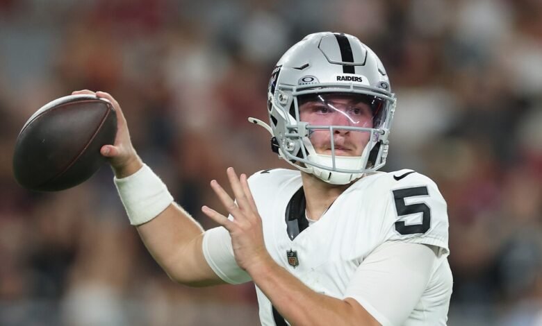 La sexta ronda de Cam Miller, Tommy Melloott entre los recortes de los Raiders el martes