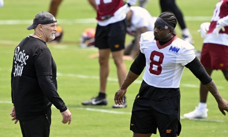 Dan Quinn básicamente confirma los comandos que se están moviendo de Brian Robinson Jr. Dan Quinn básicamente confirma los comandos que se están moviendo de Brian Robinson Jr.