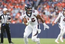 Los asaltantes firman Te Albert Okwuugunam, WR Kawaan Baker