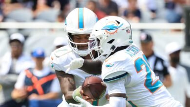 Dolphin rb de’von Achane perderá el tiempo con daño en los tejidos blando en la parte inferior del cuerpo