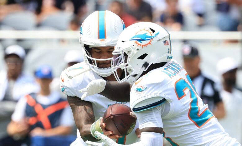 Dolphin rb de’von Achane perderá el tiempo con daño en los tejidos blando en la parte inferior del cuerpo