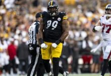 Derrick Harmon listo para “atacar” su rehabilitación para volver rápidamente