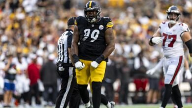 Derrick Harmon listo para “atacar” su rehabilitación para volver rápidamente