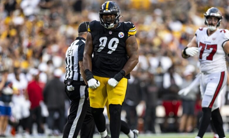 Derrick Harmon listo para “atacar” su rehabilitación para volver rápidamente Derrick Harmon listo para “atacar” su rehabilitación para volver rápidamente