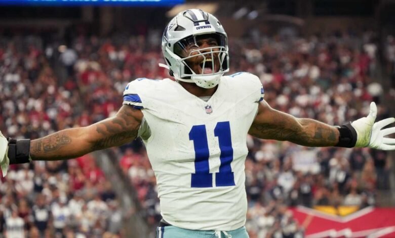 Micah Parsons es una persona favorita para apostar a ganar los mejores jugadores de defensa del año. Micah Parsons es una persona favorita para apostar a ganar los mejores jugadores de defensa del año.