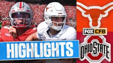 No. 1 Texas Longhorns en comparación con el número 3 de los estados de Ohio Buckeyes | Foot College Football