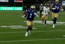 Jonah Coleman dio apresuradamente un 26 yardas, trayendo a Washington al estado de Colorado