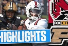 Ball State Card vs Purdue Boilermakers sobresaliendo | Foot College Football