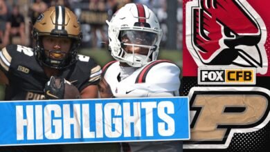 Ball State Card vs Purdue Boilermakers sobresaliendo | Foot College Football