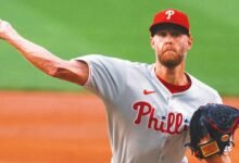 Zack Wheeler de Phillies en IL 15 días, diagnosticado con coágulos de sangre en el brazo derecho