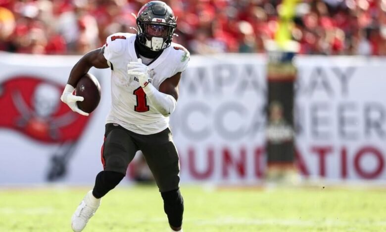 Buccaneers RB Rachaad White sufrió una lesión en la ingle en el partido presidencial contra los titanes