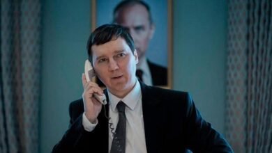 La representación de Vladimir Putin del debut de Vladimir Putin en ‘The Wizard of the Kremlin’ en Jude Law Venice Film Festival