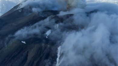 El volcán en el Lejano Oriente de Rusia estalla por primera vez en siglos