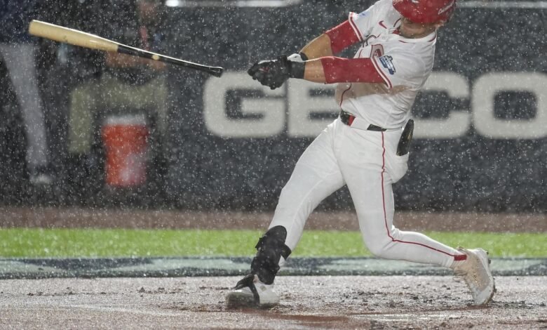 Rain Short MLB Speedway Classic Top Saturday Sports Rating Rain Short MLB Speedway Classic Top Saturday Sports Rating