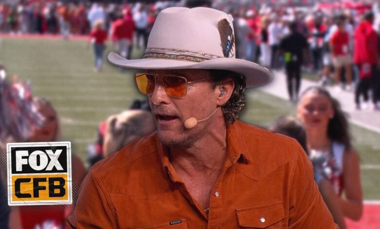 Matthew McConaughey está hipnotizado para Texas con el estado de Ohoi | Football College Fox Matthew McConaughey está hipnotizado para Texas con el estado de Ohoi | Football College Fox