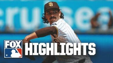 El gigante en comparación con los Padres prominentes | MLB en Fox