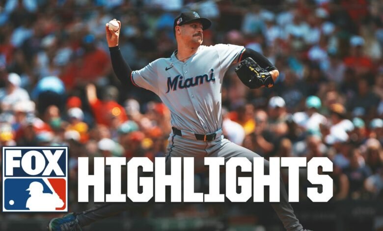 Marlins en comparación con los Medias Rojas sobresalientes | MLB en Fox