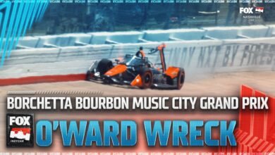 Arrow McLaren’s Pato O’Ward Wrecks en Nashville después de liderar 116 vueltas