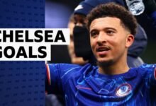 Ver tres goles en la Premier League de Sancho para Chelsea