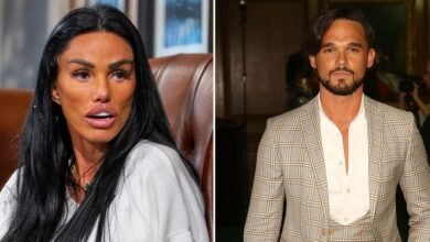 Katie Price compartió una verdadera sensación en Ex -Gareth Gates tan pronto como el precio estaba en el escenario.