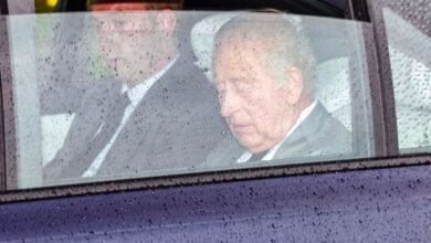 Breaking: Rey Carlos Príncipe Harry vio pavimento en Londres para la reunión